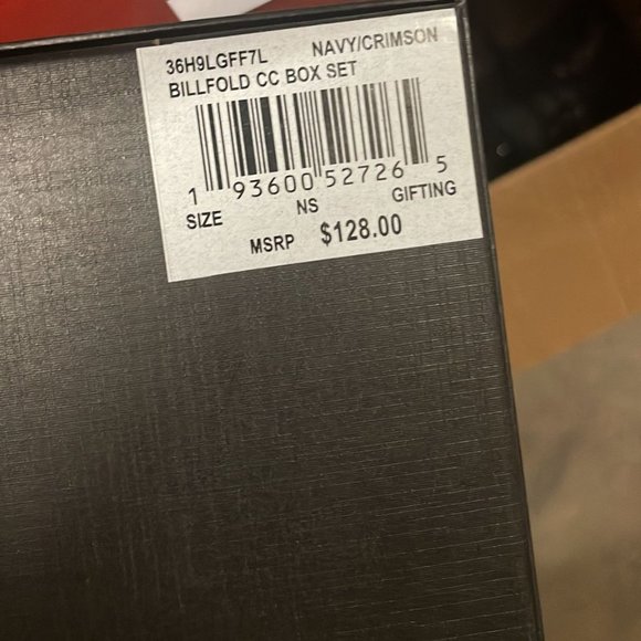 MICHAEL KORS MEN'S TALL CARD HOLDER WALLET SLIM BILLFORD LEATHER 36H9LGFF7L - Picture 9 of 9